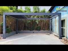 4x6m Pergola dengan pisau aluminium retraktal
