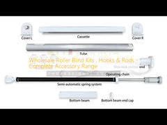 Grosir Roller Blind Kit, Kait & Batang - Rangkaian Aksesori Lengkap