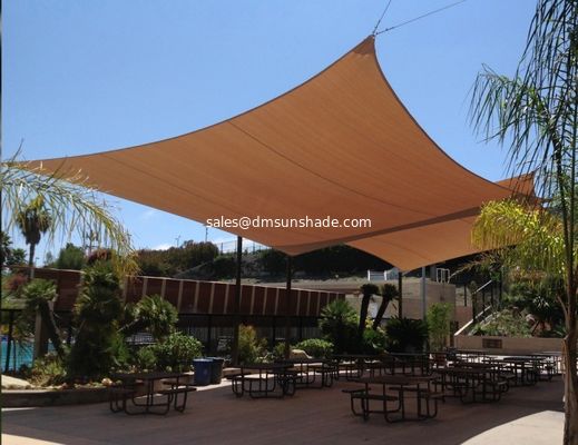Waterproof Square Sun Shade Sail Untuk Kolam Renang
