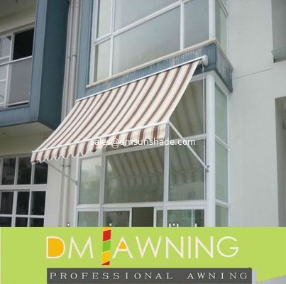 Outdoor Vertical Drop Arm Retractable Awning Untuk Window Sunshade Heavy Duty Drop Arm Retractable Awnings