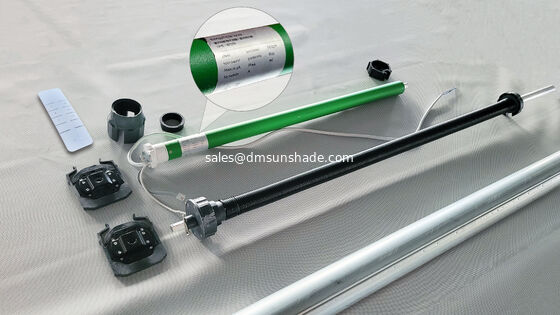 Hot Sales Motorized Spring Windproof Zip Blinds untuk Patio & Balkon Manual Bantuan Angkat Roller Blind