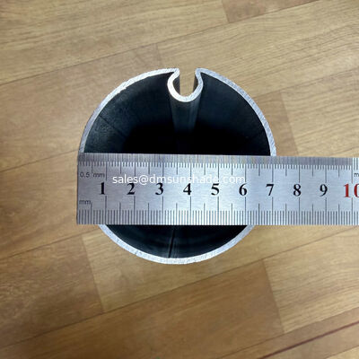 Heavy-Duty 70mm OD × 2.0mm Steel Pipe, 8 Meter Integral untuk Awnings Luar