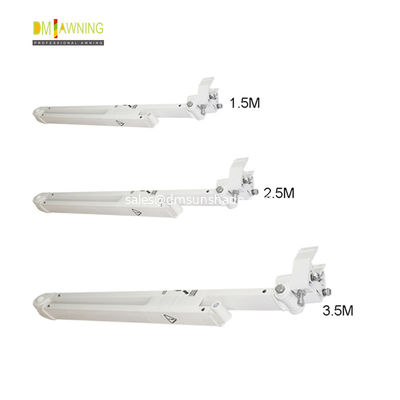 Hardware Awning Outdoor yang Dapat Ditarik Aluminium Arm Awning yang Dapat Ditarik