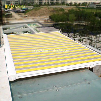 Waterproof Sunproof retractable atap awning Baja transparan eksternal konservasi awnings